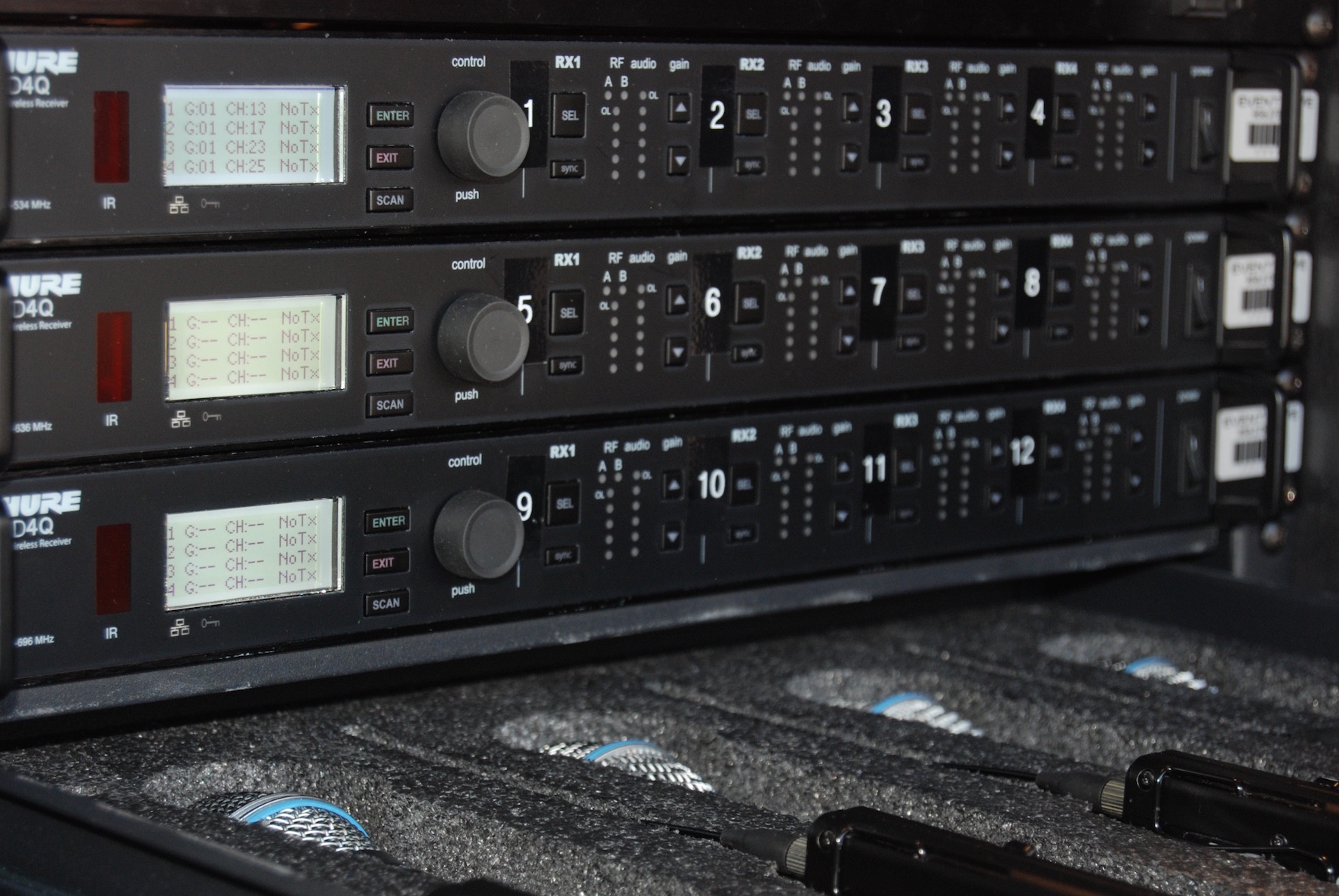 Shure ULX-D 12-Channel Rack – Event Wave Productions